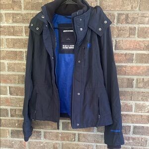 Abercrombie & Fitch Unisex Navy Performance Jacket Small